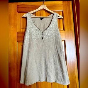 💥 3 for $20💥 Ann Taylor Gold and Cream Tank Top